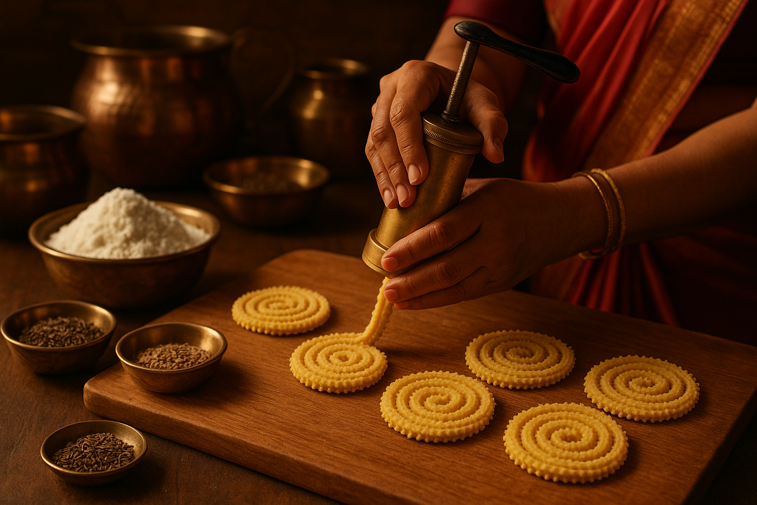 tradtional chakli making video